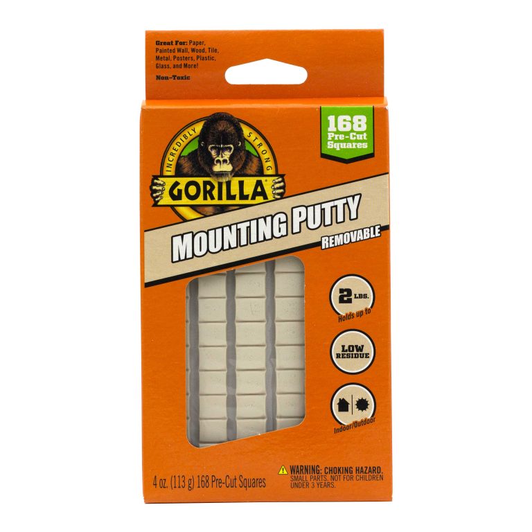 Gorilla GlueMounting Putty 4oz In Pack Front Gorilla Glue